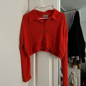 Orange Urban Outfitters Sweater
